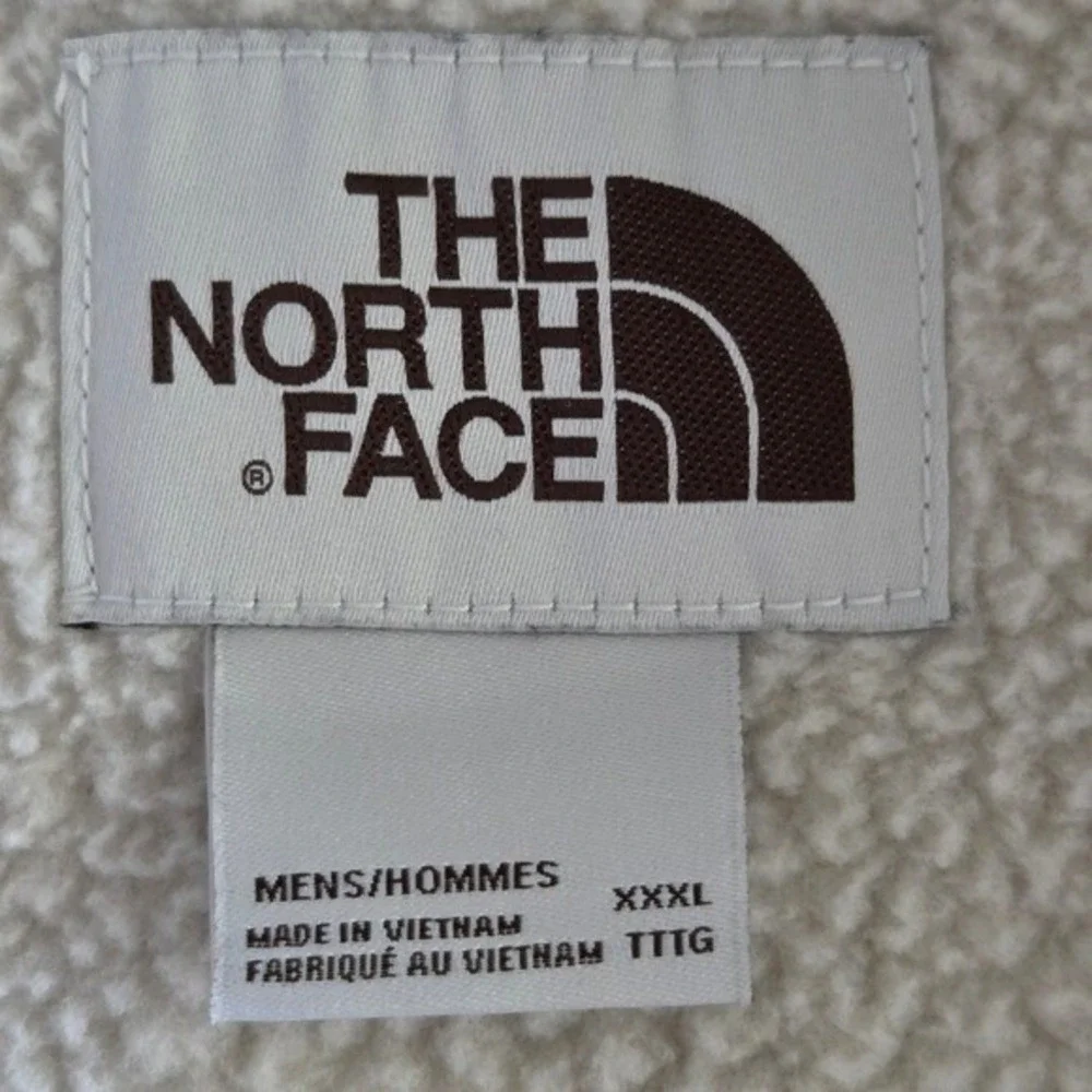 The North Face Mens‎ XXXL Grey Sherpa Lined Flannel Snap Front Shirt Jacket